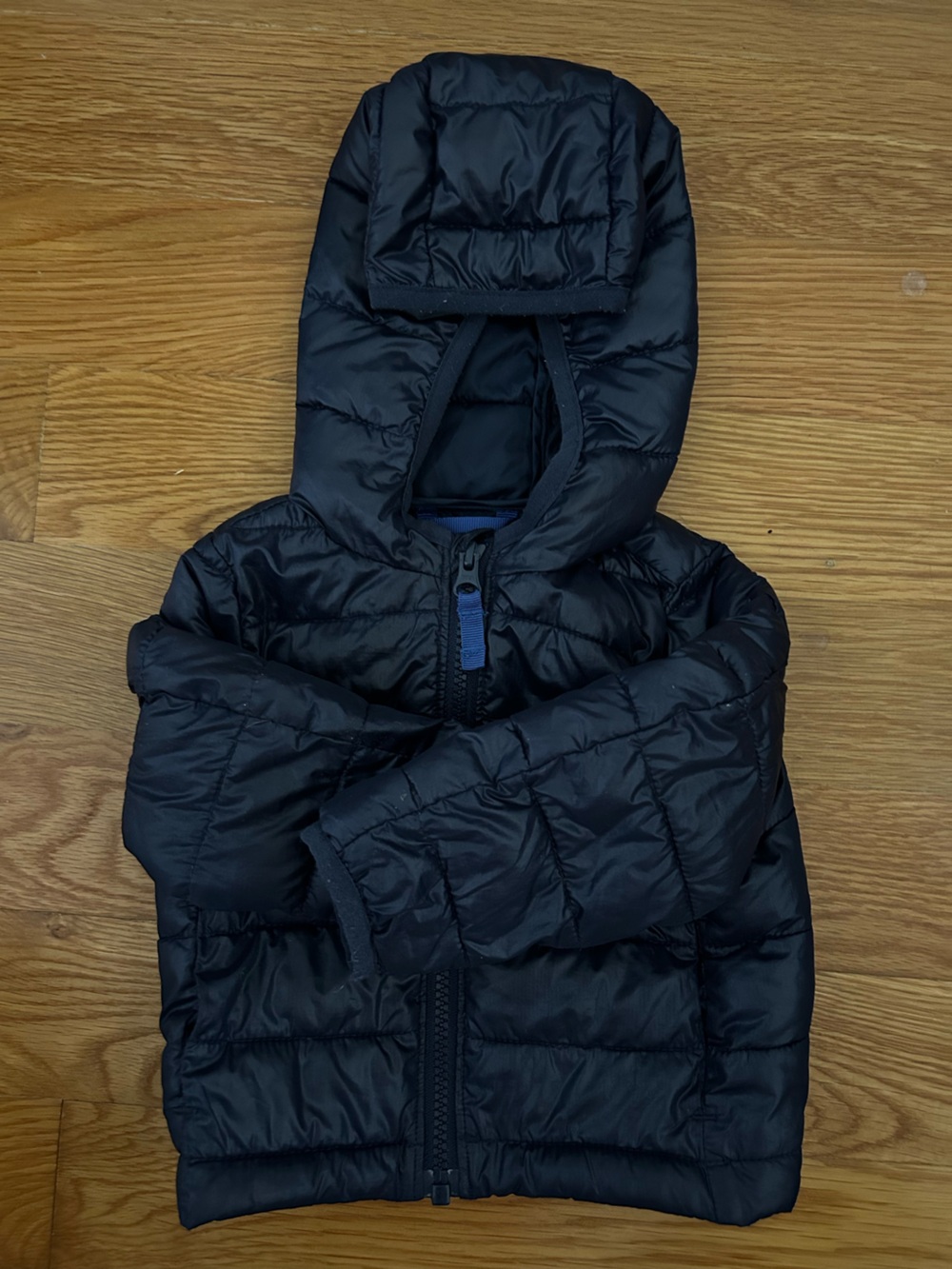 Primary Navy Baby Puffer Coat